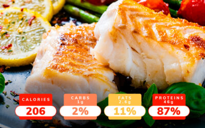 Low-fat recipe version of Bajan Cou Cou with spicy fish